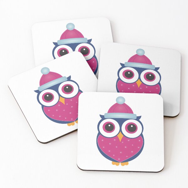 Item preview, "Maudie-Blu" - she's an owl, she's cute, she's on stickers, magnets and more! designed and sold by CattDesigns.