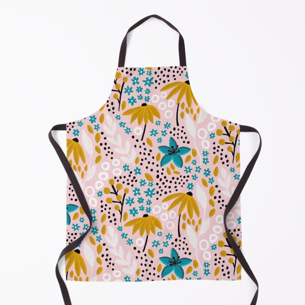 Item preview, Joyful floral with cotton candy pink base designed and sold by Quick Brown Fox Canada.