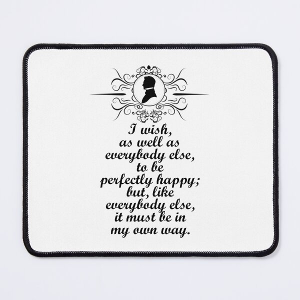 Item preview, Jane Austen Book Club Pride and Prejudice Perfectly Happy designed and sold by TopTeeShop.