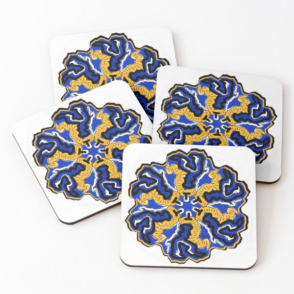 Item preview, rosette # 1 blue yellow designed and sold by MentaLee.