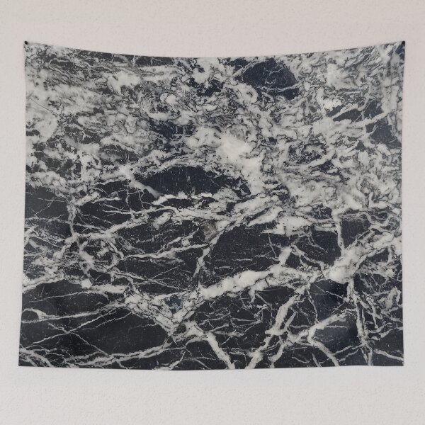 Item preview, wavy black and white marble photograph designed and sold by NoetherSym.