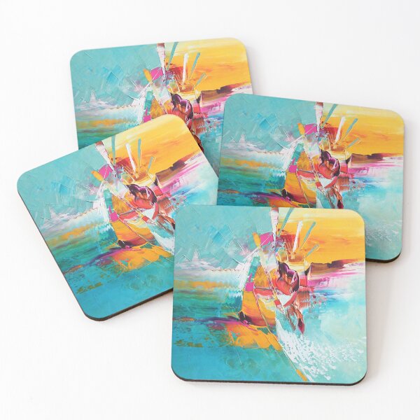 Cap sur Ogygie Dessous de verre (lot de 4)