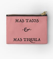 Mas Tacos & Mas Tequila Ver.Black Studio Pouch