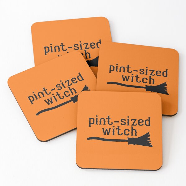 Item preview, Pint-Sized Witch Cute Halloween Saying designed and sold by HungryDino.