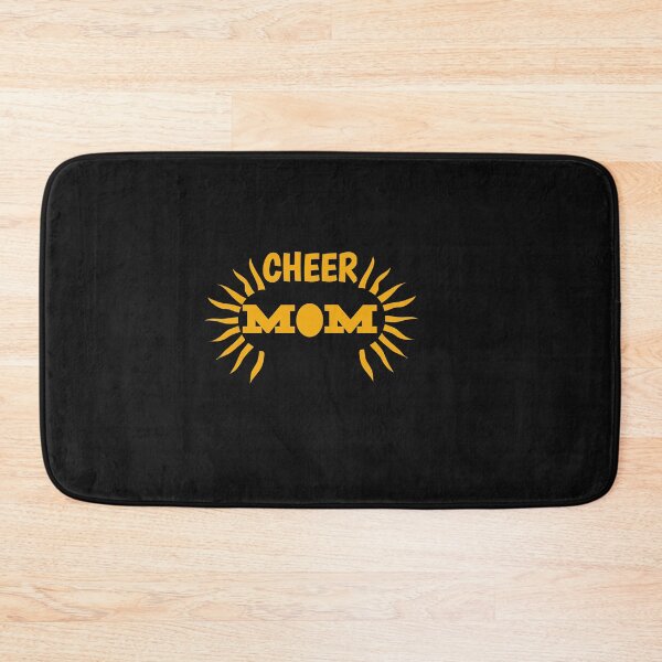 Item preview, Cheer Mom Leopard with Orange and Black Pom Poms designed and sold by The Nova Prints .