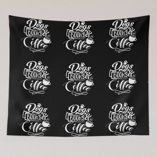 Item preview, dogs books and coffee designed and sold by PRB1989.
