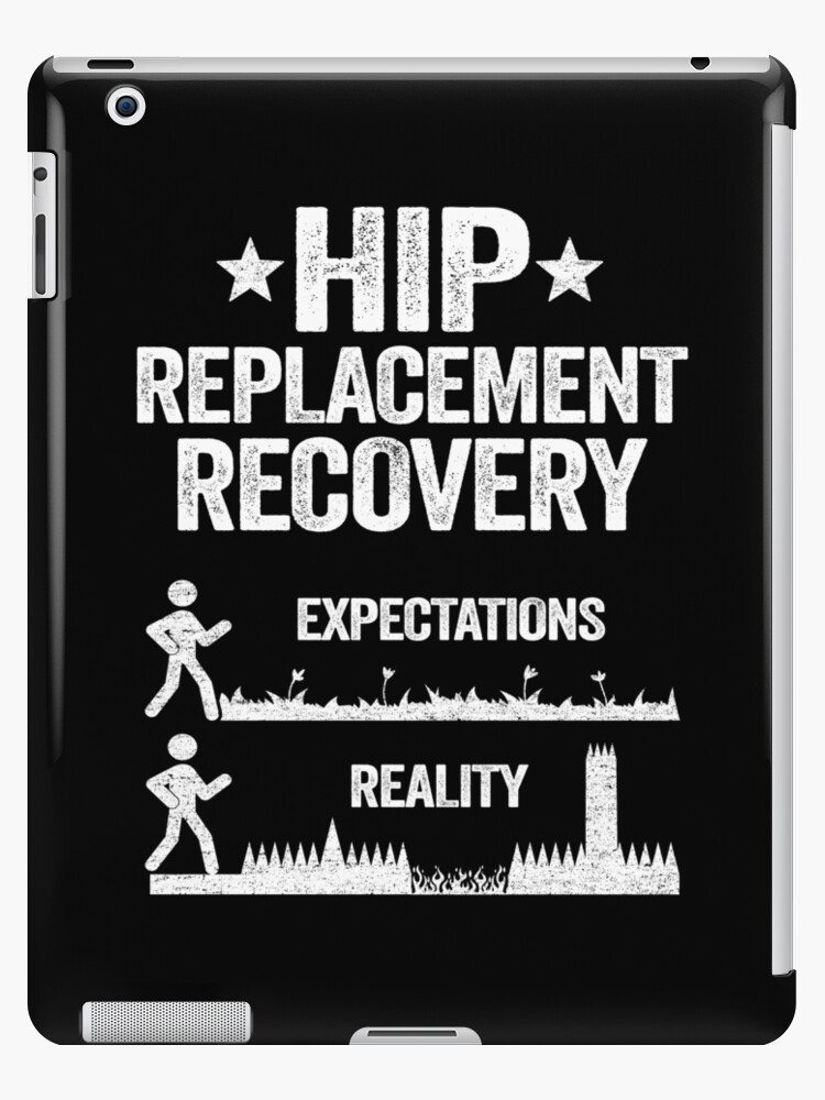 New Hip Replacement Recovery Surgery Funny Reality Throw Pillow by Stronzi