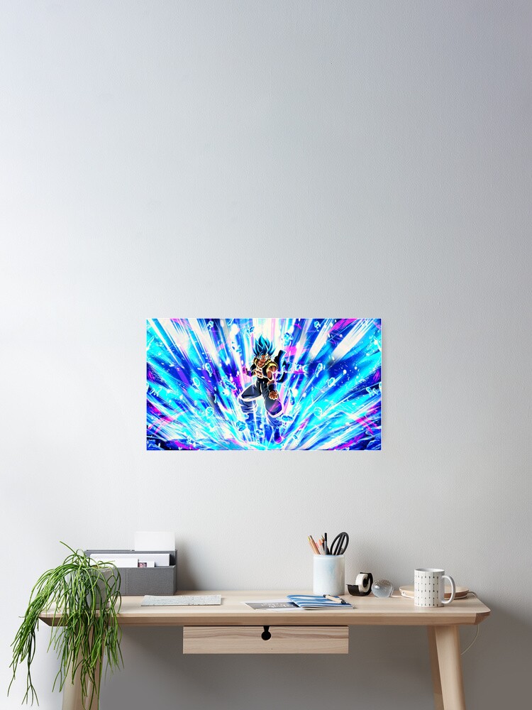 Gogeta Super Saiyan Blue DBS SSGB Art Board Print for Sale by