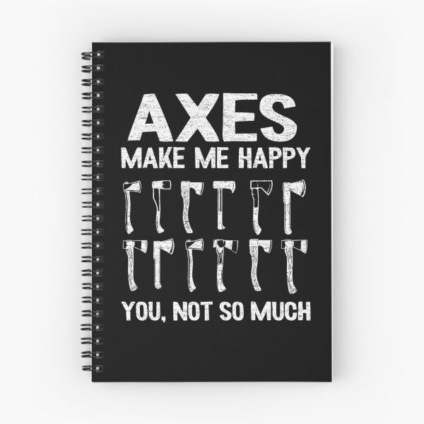 Item preview, Axes Make Me Happy Axe Throwing Gift Funny Quotes designed and sold by Stronzi.