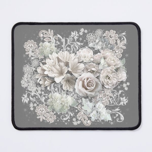Item preview, Antique White Flowers designed and sold by aura2000.