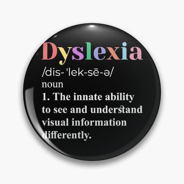 Item preview, Dyslexia Word Definition designed and sold by Wishinglob.