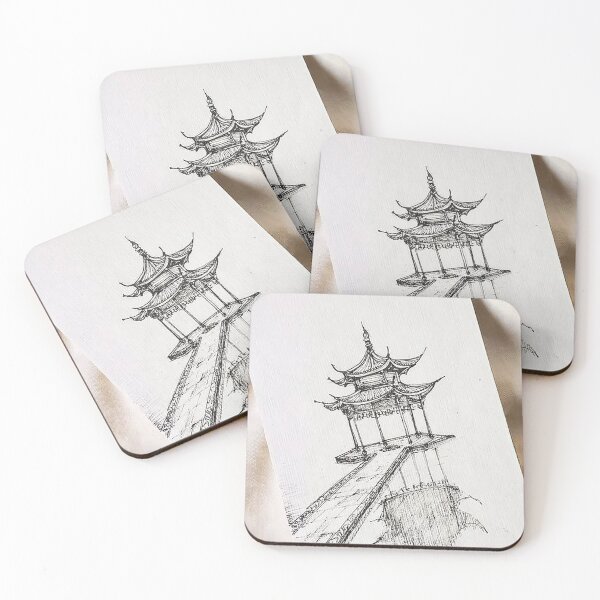 Item preview, Pagoda Sketch designed and sold by Reva0044.