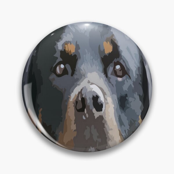 Item preview, Rottweiler Peering Over A White Wall Vector designed and sold by taiche.