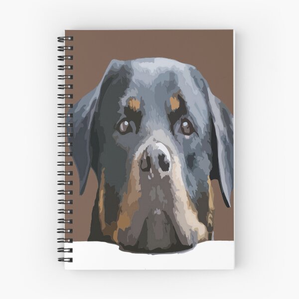 Item preview, Rottweiler Peering Over A White Wall Vector designed and sold by taiche.
