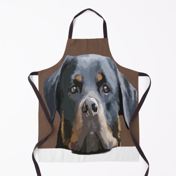 Item preview, Rottweiler Peering Over A White Wall Vector designed and sold by taiche.