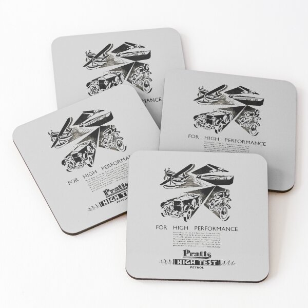 Item preview, PRATT'S HIGH TEST PETROL - ADVERT designed and sold by ThrowbackAds.