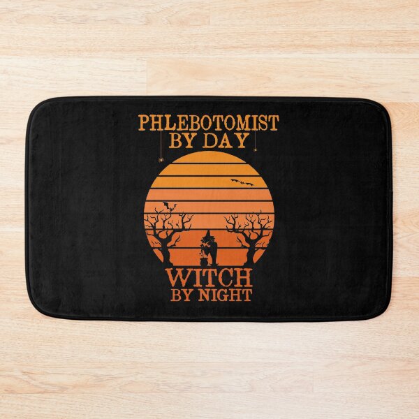 Item preview, Phlebotomist By Day Witch By Night Phlebotomy Halloween Gift Idea For Science Lover Retro Sunset Design designed and sold by Chamssou.