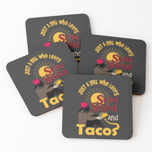 Item preview, Just A Girl Who Loves Sunshine And Tacos designed and sold by Teetrace.