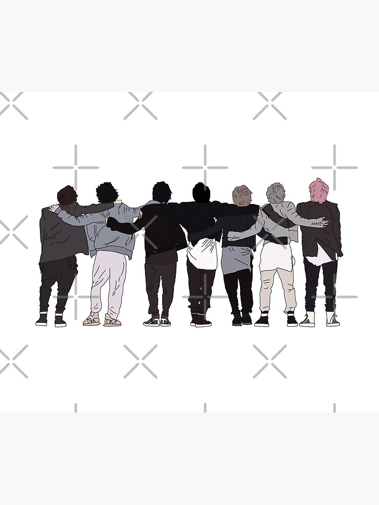 Thumbnail 5 von 5, Mauspad, Bangtan ON Karte der Seele 7 designt und verkauft von NoonaStudio.