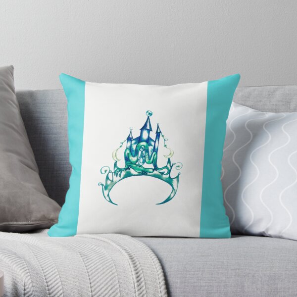 Abstract Tiara Throw Pillow