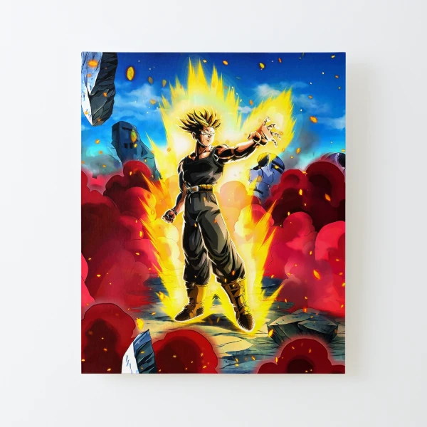 Goku SSJ4 Vegeta SSJ4 DBGT Mounted Print for Sale by Anime and More