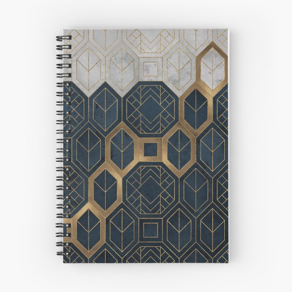 Item preview, Sapphire Connection - Luxury Art Deco Pattern designed and sold by AmbienceArt.