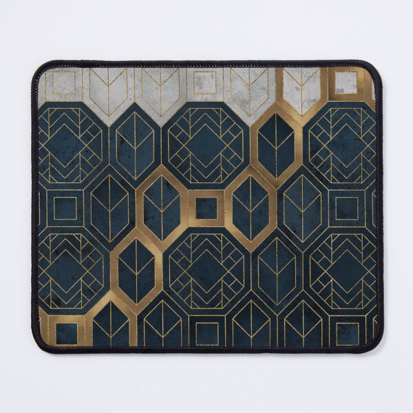 Item preview, Sapphire Connection - Luxury Art Deco Pattern designed and sold by AmbienceArt.