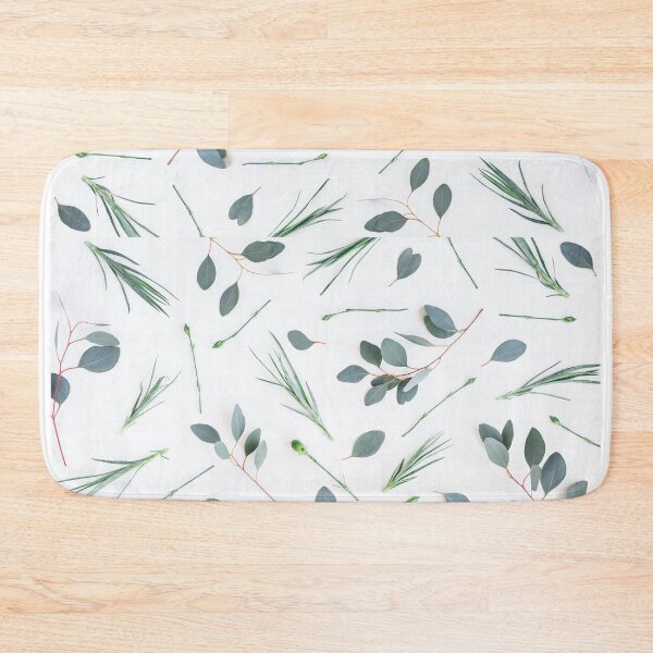 Item preview, floral leafy pattern in greens designed and sold by Celey-shop.