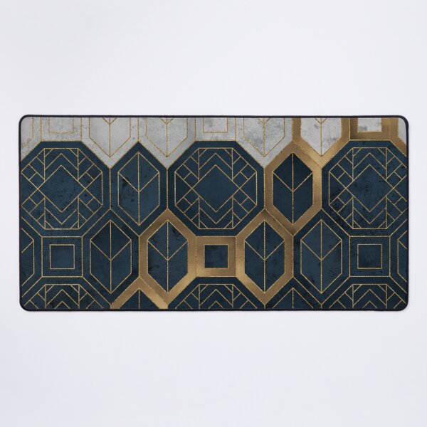 Item preview, Sapphire Connection - Luxury Art Deco Pattern designed and sold by AmbienceArt.