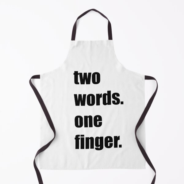 Item preview, Funny, sarcastic funny gift, best friends gift, two words one finger designed and sold by snowshade.