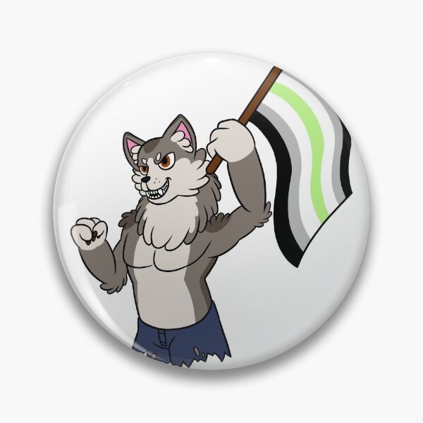 Item preview, Cute Werewolf Says Agender Rights designed and sold by ThatRadFailure.
