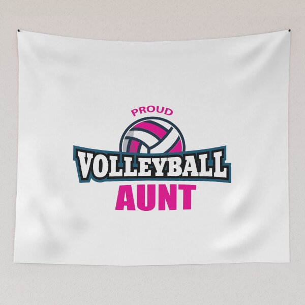 Item preview, Proud Volleyball Aunt  designed and sold by TrendyTeeWorld.
