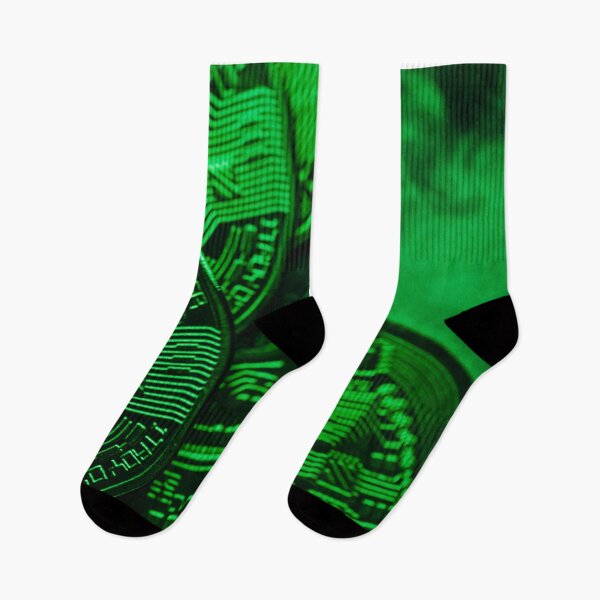 Item preview,  Bitcoin (Green) Crypto Artistic Designs designed and sold by Funny-Tees4U.