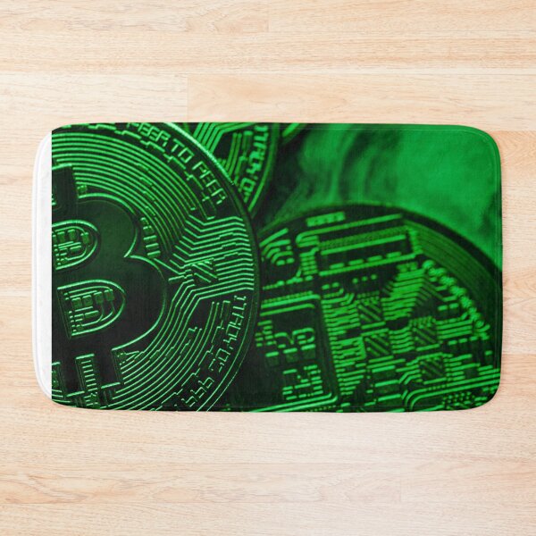 Item preview,  Bitcoin (Green) Crypto Artistic Designs designed and sold by Funny-Tees4U.