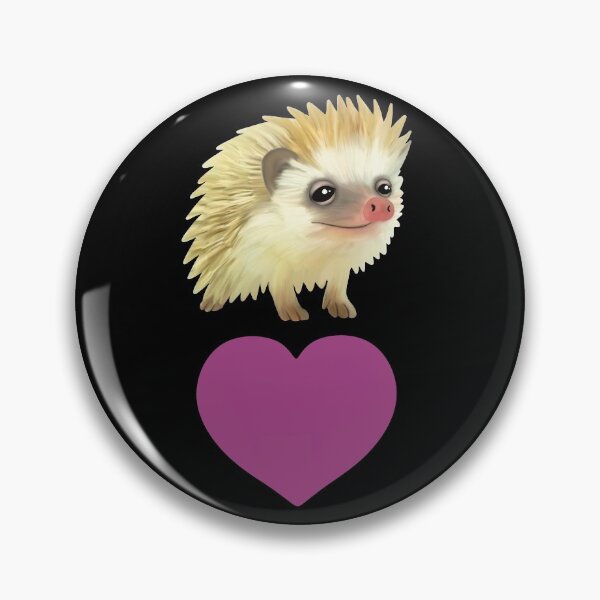 Artikelvorschau, Lila Herz Lustiger Igel für Igel-Liebhaber entworfen und verkauft von Mochi-Merch.