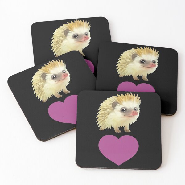 Artikelvorschau, Lila Herz Lustiger Igel für Igel-Liebhaber entworfen und verkauft von Mochi-Merch.