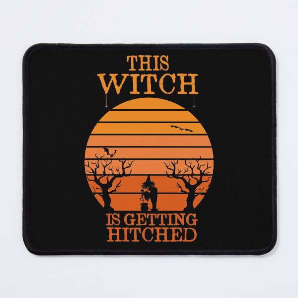 Item preview, This Witch Is Getting Hitched Funny Wife Halloween Saying Gift Idea Sunset Design designed and sold by Chamssou.