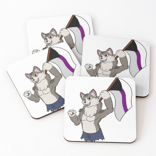 Item preview, Cute Werewolf Says Demi-Ace Pride designed and sold by ThatRadFailure.