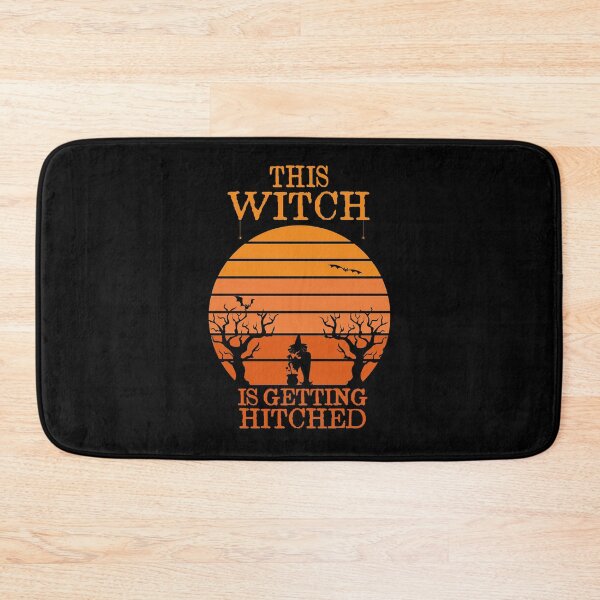 Item preview, This Witch Is Getting Hitched Funny Wife Halloween Saying Gift Idea Sunset Design designed and sold by Chamssou.