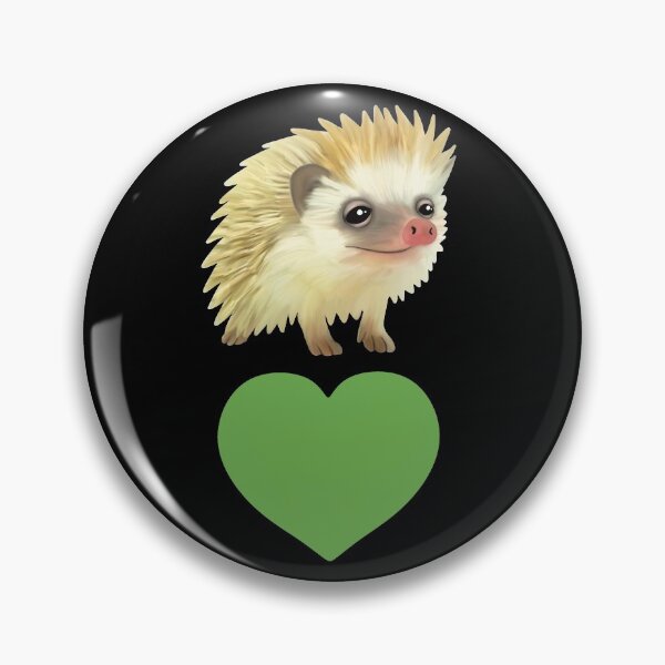 Artikelvorschau, Grünes Herz Lustiger Igel für Igel-Liebhaber entworfen und verkauft von Mochi-Merch.