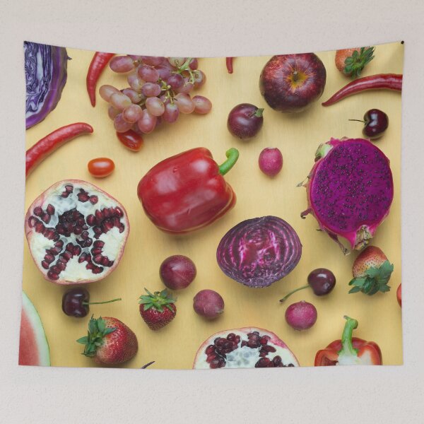 Item preview, Red food on yellow designed and sold by Alita  Ong.
