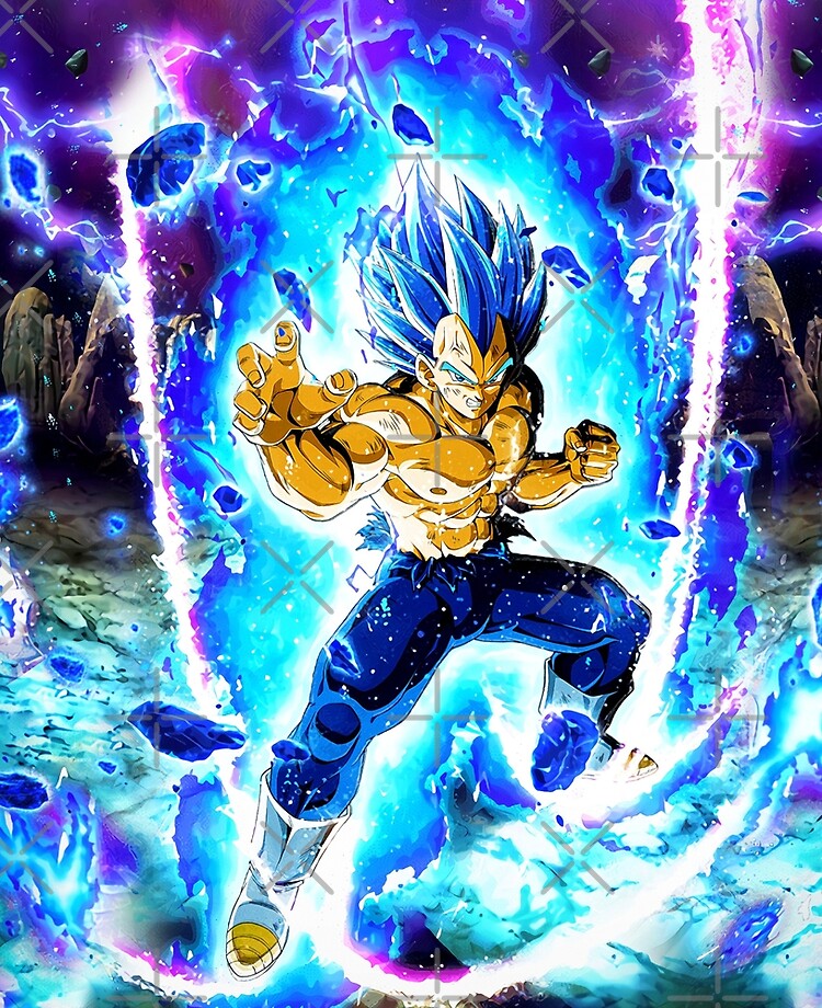 Gogeta Super Saiyan Blue DBS SSGB Art Board Print for Sale by