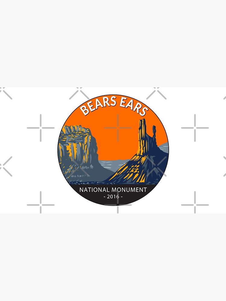 Bears Ears National Monument Utah Circle by KrisSidDesigns