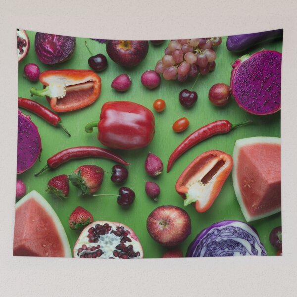 Item preview, Red food on green designed and sold by Alita  Ong.