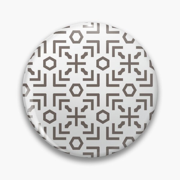 Artikelvorschau, Grayish Brown and White Art Deco Abstract Pattern Pairs 2022 Popular Color Sherwin Williams Garret Gray SW 6075 entworfen und verkauft von ColorOfTheYears.