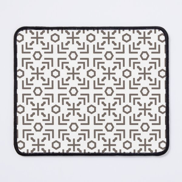 Item preview, Grayish Brown and White Art Deco Abstract Pattern Pairs 2022 Popular Color Sherwin Williams Garret Gray SW 6075 designed and sold by ColorOfTheYears.