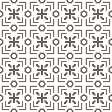 Aperçu de l'œuvre Grayish Brown and White Art Deco Abstract Pattern Pairs 2022 Popular Color Sherwin Williams Garret Gray SW 6075 de ColorOfTheYears