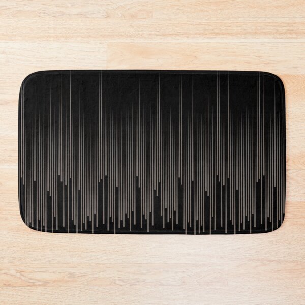 Item preview, Grayish Brown and Black Minimal Frequency Pattern Pairs 2022 Popular Color Sherwin Williams Garret Gray SW 6075 designed and sold by ColorOfTheYears.