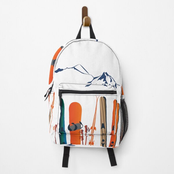 Item preview, Snowy mountain ski and snowboard by leewarddesign designed and sold by leewarddesign.