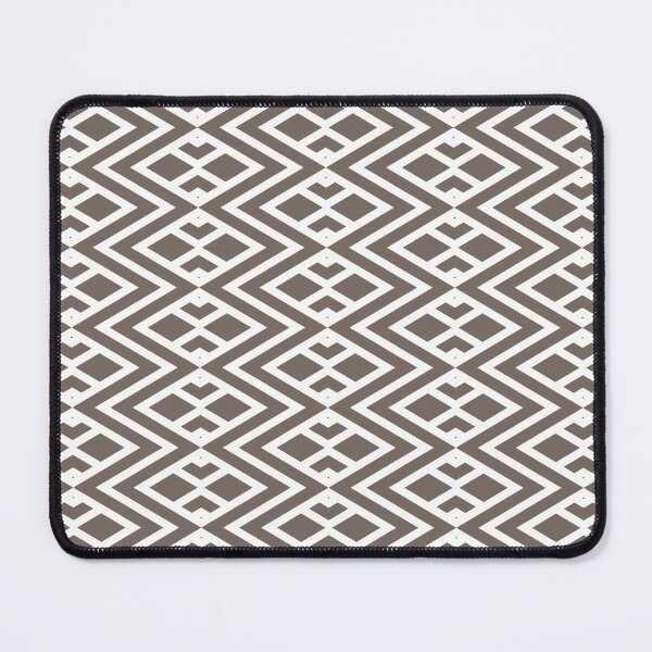 Item preview, Grayish Brown and White Shape Tile Pattern 2 Pairs 2022 Popular Color Sherwin Williams Garret Gray SW 6075 designed and sold by ColorOfTheYears.